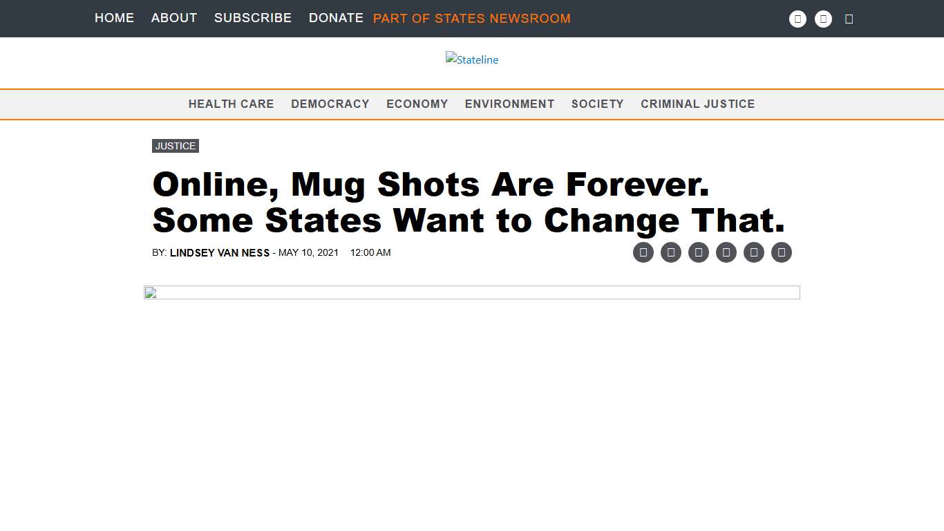 Online, Mug Shots Are Forever. Some States Want to Change That. • Stateline